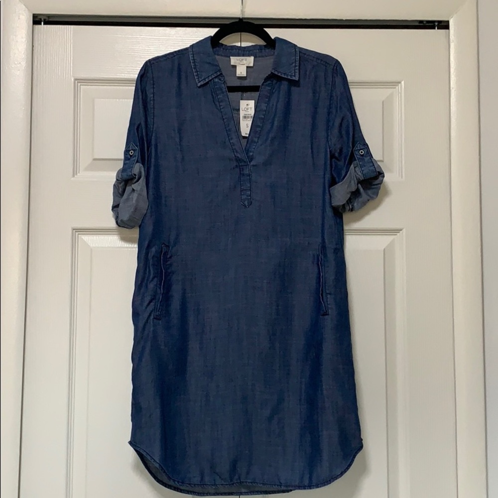 LOFT Outlet Lounge Denim Dress